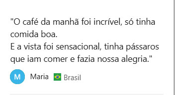 Avaliações